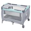 imageBaby Trend Lullaby Nursery Suite EZFold Playard with Portable Rocking Lounger Madrid PlaidCozy Mint