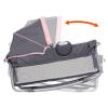 imageBaby Trend Lullaby Nursery Suite EZFold Playard with Portable Rocking Lounger Madrid PlaidCozy Pink