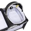 imageBaby Trend Lullaby Nursery Suite EZFold Playard with Portable Rocking Lounger Madrid PlaidHidden Jungle Trio