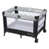 imageBaby Trend Lullaby Nursery Suite EZFold Playard with Portable Rocking Lounger Madrid PlaidHidden Jungle Trio