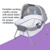 imageBaby Trend Lullaby Nursery Suite EZFold Playard with Portable Rocking Lounger Madrid PlaidMadrid Plaid