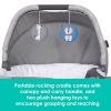 imageBaby Trend Lullaby Nursery Suite EZFold Playard with Portable Rocking Lounger Madrid PlaidMadrid Plaid