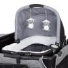 imageBaby Trend Lullaby Nursery Suite EZFold Playard with Portable Rocking Lounger Madrid PlaidWhisper Grey