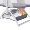 imageBaby Trend QuickFold 2in1 Rocking Bassinet Shadow Stone GrayShadow Stone Gray