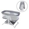 imageBaby Trend QuickFold 2in1 Rocking Bassinet Shadow Stone GrayShadow Stone Gray
