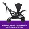 imageBaby Trend Sit N Stand 5in1 Shopper Plus Stroller CassisDash Black
