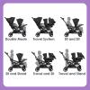 imageBaby Trend Sit N Stand 5in1 Shopper Plus Stroller CassisDash Black