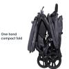 imageBaby Trend Sit N Stand 5in1 Shopper Plus Stroller CassisDash Grey