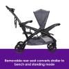 imageBaby Trend Sit N Stand 5in1 Shopper Plus Stroller CassisDash Grey