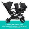 imageBaby Trend Sit N Stand 5in1 Shopper Plus Stroller CassisMadrid Black
