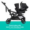 imageBaby Trend Sit N Stand 5in1 Shopper Plus Stroller CassisMadrid Black