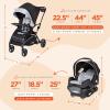 imageBaby Trend Sit N Stand 5in1 Shopper Plus Stroller CassisMoondust