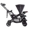 imageBaby Trend Sit N Stand 5in1 Shopper Plus Stroller CassisOnyx