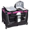 imageBaby Trend Lullaby Nursery Suite EZFold Playard with Portable Rocking Lounger Madrid PlaidMulberry