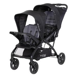 imageBaby Trend Sit N Stand 5in1 Shopper Plus Stroller CassisDash Black