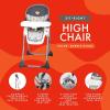 imageBaby Trend Adapt SpaceSaving Booster High Chair Pebblestone AquaBobble Heads