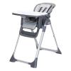 imageBaby Trend Adapt SpaceSaving Booster High Chair Pebblestone AquaCozy Grey