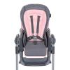 imageBaby Trend Adapt SpaceSaving Booster High Chair Pebblestone AquaCozy Pink