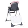 imageBaby Trend Adapt SpaceSaving Booster High Chair Pebblestone AquaCozy Pink