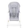 imageBaby Trend Adapt SpaceSaving Booster High Chair Pebblestone AquaCrosshatch Grey