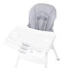imageBaby Trend Adapt SpaceSaving Booster High Chair Pebblestone AquaCrosshatch Grey