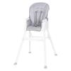 imageBaby Trend Adapt SpaceSaving Booster High Chair Pebblestone AquaCrosshatch Grey