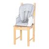 imageBaby Trend Adapt SpaceSaving Booster High Chair Pebblestone AquaMeadow Coral