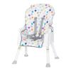 imageBaby Trend Adapt SpaceSaving Booster High Chair Pebblestone AquaOrbits White