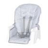 imageBaby Trend Adapt SpaceSaving Booster High Chair Pebblestone AquaPebblestone Aqua