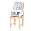 imageBaby Trend Adapt SpaceSaving Booster High Chair Pebblestone AquaPebblestone Aqua
