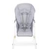 imageBaby Trend Adapt SpaceSaving Booster High Chair Pebblestone AquaRetro Grey