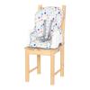 imageBaby Trend Adapt SpaceSaving Booster High Chair Pebblestone AquaTwo of a Kind Grey