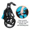 imageBaby Trend Expedition DLX Jogger Travel System Sports GreyUltra Marine Plus