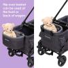 imageBaby Trend Expedition LTE 2in1 Stroller Wagon Desert BlueDash Plum