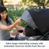imageBaby Trend Expedition LTE 2in1 Stroller Wagon Desert BlueMadrid Black
