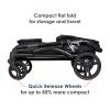 imageBaby Trend Expedition LTE 2in1 Stroller Wagon Desert BlueUltra Black