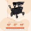 imageBaby Trend Expedition LTE 2in1 Stroller Wagon Desert BlueUltra Black