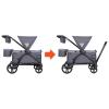 imageBaby Trend Expedition LTE 2in1 Stroller Wagon Desert BlueUltra Grey