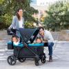 imageBaby Trend Expedition LTE 2in1 Stroller Wagon Desert BlueUltra Grey