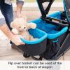 imageBaby Trend Expedition LTE 2in1 Stroller Wagon Desert BlueUltra Marine