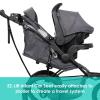 imageBaby Trend Expedition Zero Flat Jogger Travel System with LED Lights Dash Blue