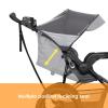 imageBaby Trend Expedition Zero Flat Jogger Travel System with LED Lights Dash Blue