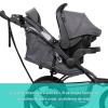 imageBaby Trend Expedition Zero Flat Jogger Travel System with LED Lights Dash Grey