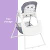 imageBaby Trend Flat Fold High Chair Stellar Grey