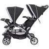 imageBaby Trend Infant and Toddler Double Stroller ampamp Car Seat Combo 2 Pc Set Khaki  Portable and Lightweight Stroller Duo and Car Seat Travel System TandemStormy