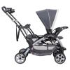 imageBaby Trend Infant and Toddler Double Stroller ampamp Car Seat Combo 2 Pc Set Khaki  Portable and Lightweight Stroller Duo and Car Seat Travel System TandemMagnolia