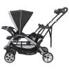 imageBaby Trend Infant and Toddler Double Stroller ampamp Car Seat Combo 2 Pc Set Khaki  Portable and Lightweight Stroller Duo and Car Seat Travel System TandemStormy