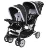imageBaby Trend Infant and Toddler Double Stroller ampamp Car Seat Combo 2 Pc Set Khaki  Portable and Lightweight Stroller Duo and Car Seat Travel System TandemStormy
