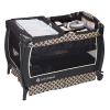 imageBaby Trend Lil Snooze Deluxe III Nursery Center Playard for Twins Cozy GreyCircle Tech