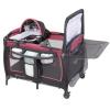 imageBaby Trend Lil Snooze Deluxe III Nursery Center Playard for Twins Cozy GreyCozy Berry